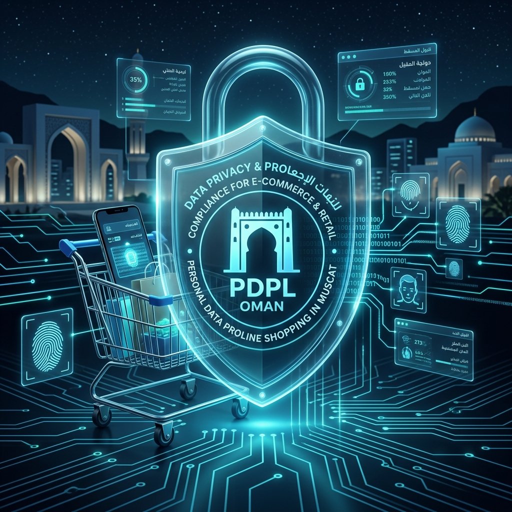 قائمة تحقق الامتثال لقانون حماية البيانات الشخصية لشركات التجارة الإلكترونية والتجزئة في مسقط