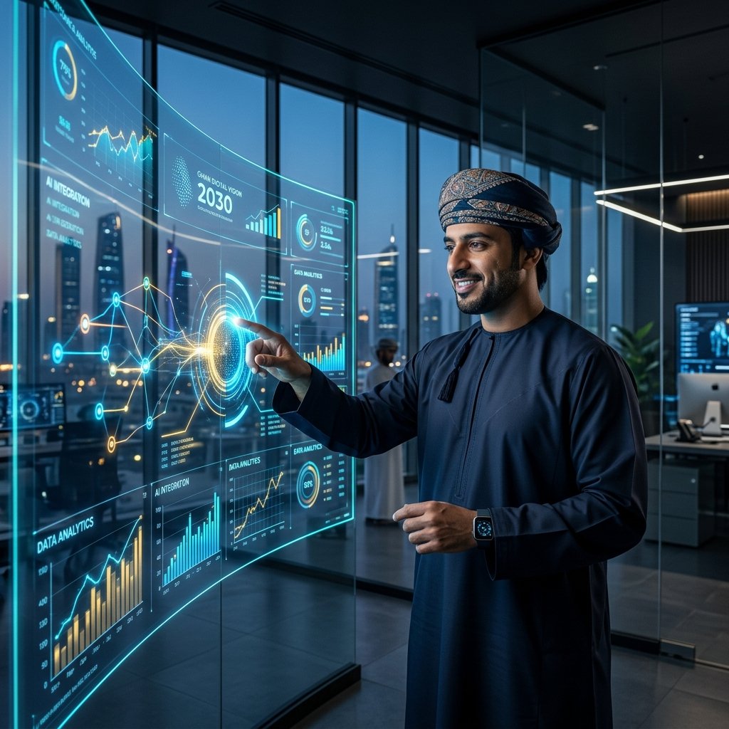 الذكاء الاصطناعي للشركات العمانية الصغيرة والمتوسطة: التحول الرقمي ضمن رؤية 2040